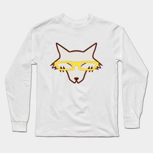 Wolf In Glasses Long Sleeve T-Shirt